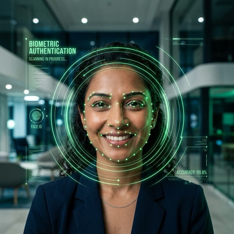 AI Face Scan Verification